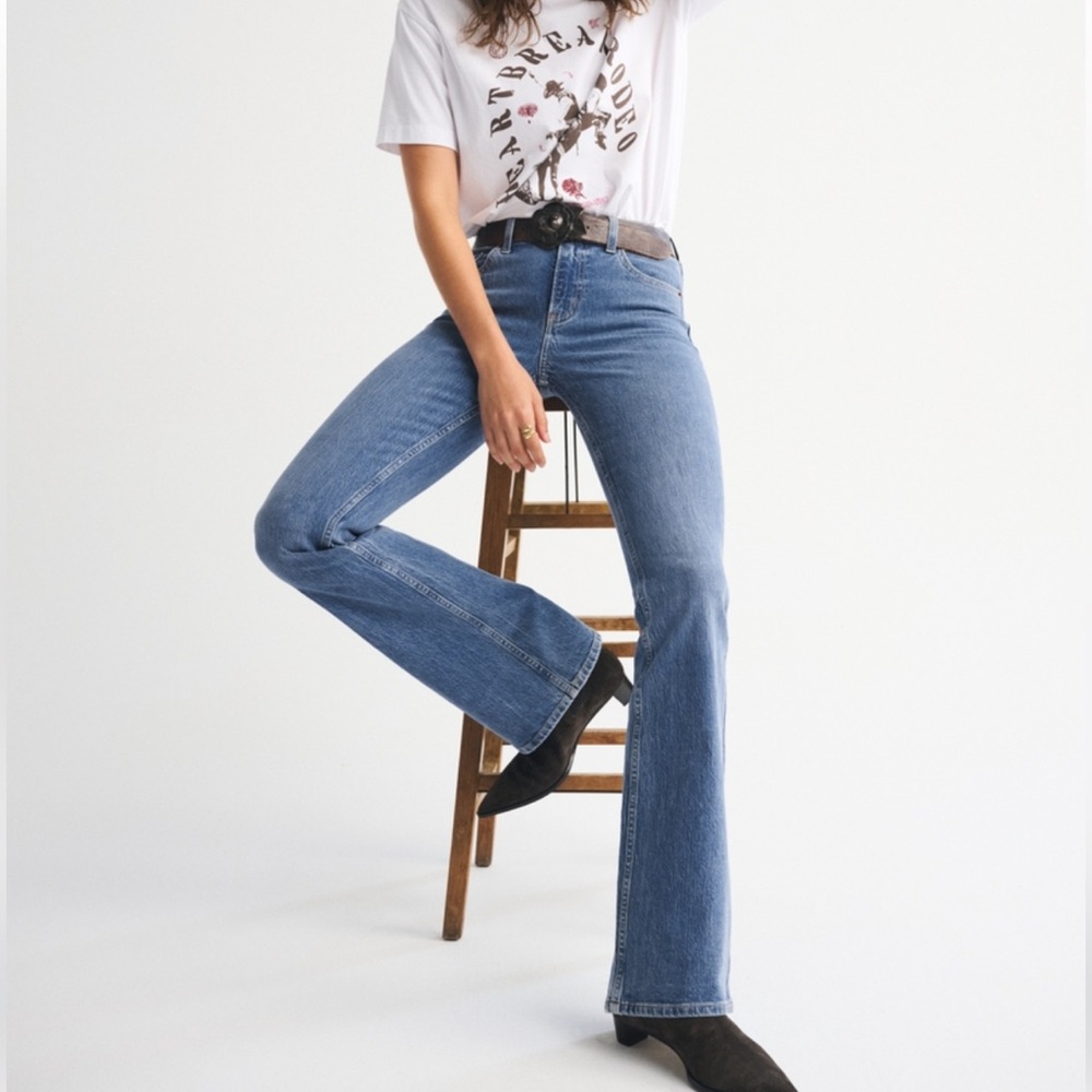 Abercrombie and Fitch Mid Rise Bootcut Jean